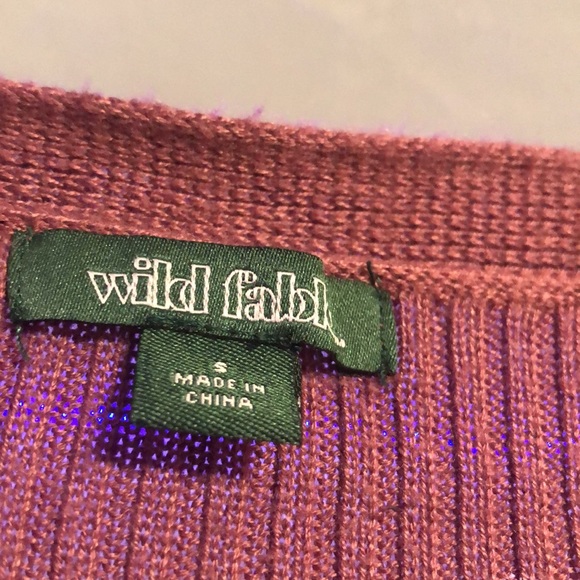 Wild fable size small magenta cardigan - Picture 3 of 3